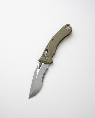 AMPHIBIAN RAM-LOK APOC PART SERR FLUTED OD GREEN G10 (137RL-11APFLGTOD)