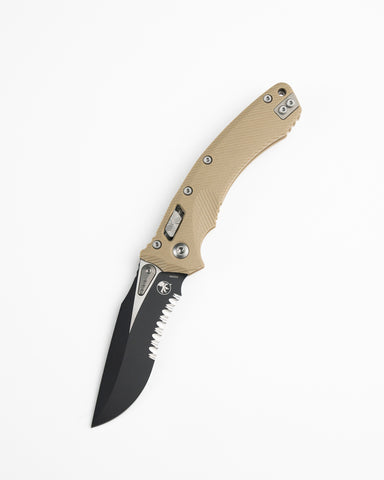 AMPHIBIAN RAM-LOK BLACK P/S G-10 TAN (137RL-2FLGTTA)